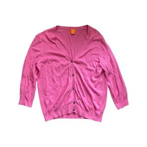 Pink Women's Cardigan Sweater